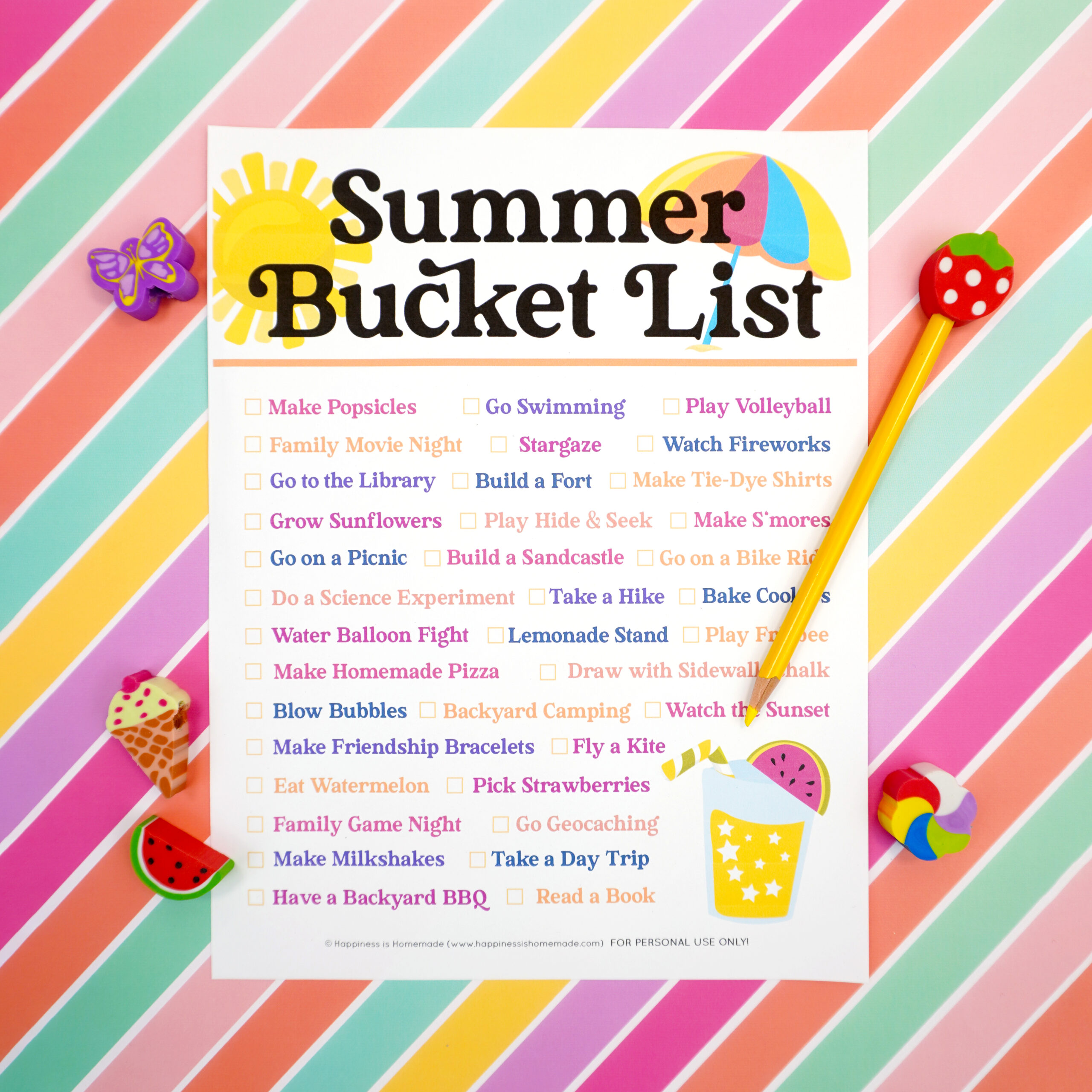 Summer Bucket List Ideas