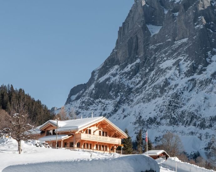 Swiss alpine chalet representing property purchases restricted under Lex Koller