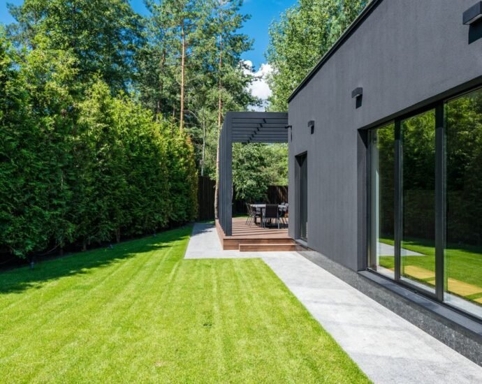 Modern luxury house exterior representing off-market luxury property in the UK
